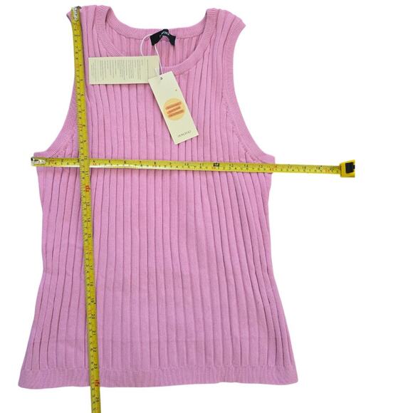 Dokotoo Womens Tank Sweater Sleeveless Ribbed Knit Slim Fitted Basic Size 2x - Picture 3 of 4